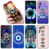 Blue Nazar Boncugu Evil Eye Phone Case For Xiaomi Mi A2 8 9 SE Note 10 10T 11 12 Lite 9T 11T 12S 12T Pro A3 6X 12X Black Cover