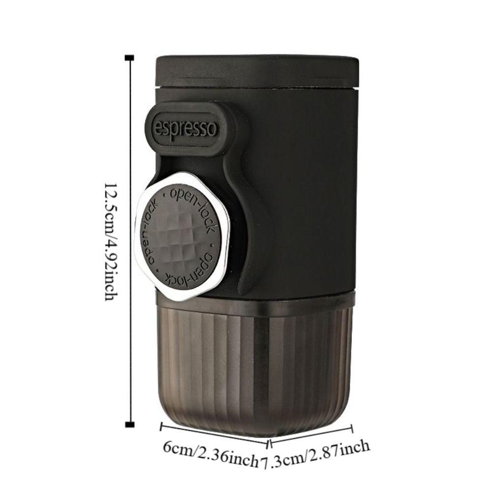 Мини-кофемашина ручного прессования 2 в 1 дорожная кофемашина для улицы