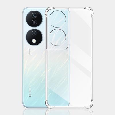 Противоударный прозрачный чехол Airbag для Honor X7b 4G 5G Мягкий прозрачный силиконовый чехол для телефона Honor X7A Защитный чехол для Honor X7b Funda
