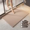 All-Season Soft Chenille Floor Mat - Non-Slip, Absorbent, Solid Color
