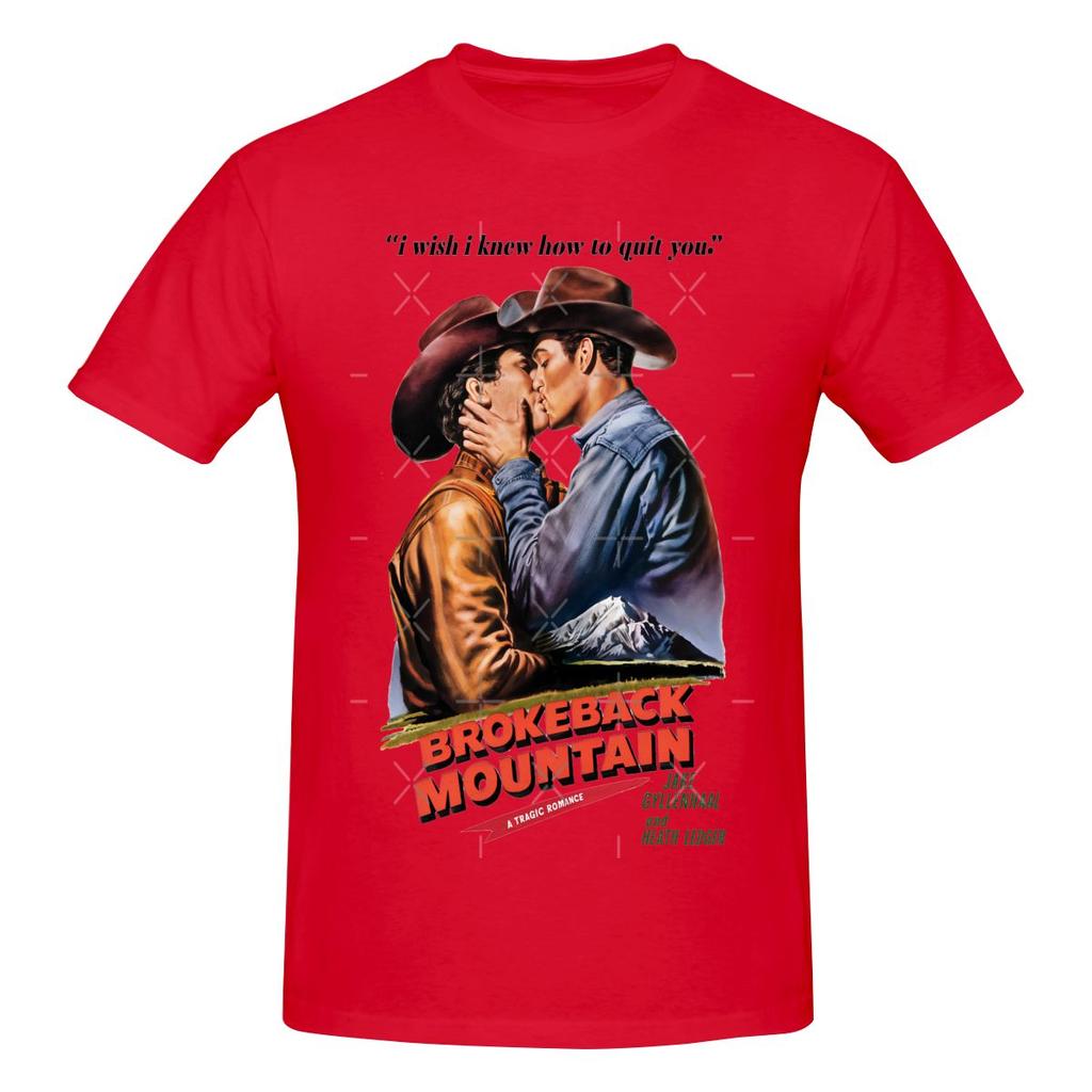 Funny Vintage Brokeback Mountain Poster Unisexs Tshirt Printed Tops Are Loose And Slim Fit Unisexs Tshirts