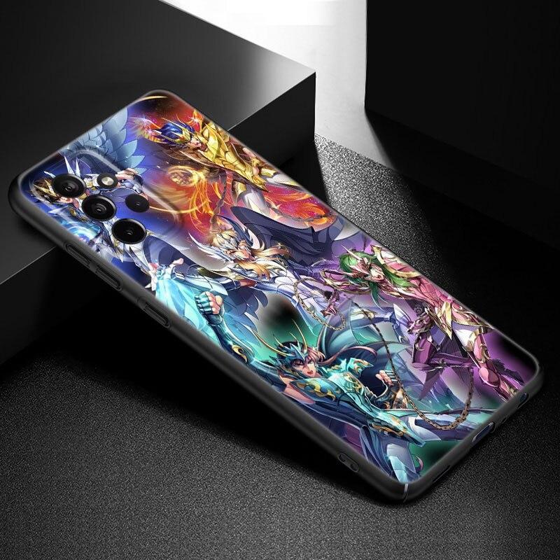 Чехол для телефона с изображением аниме Saint-Seiya для Samsung Galaxy A21 A30 A50 A52 S A13 A22 A32 A33 A53 A73 5G A11 A12 A31 A51 A70 A71 A72