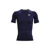 HeatGear® Training Short Sleeve Fitness Shirt Men Tops Dark-Blue 1361518-410