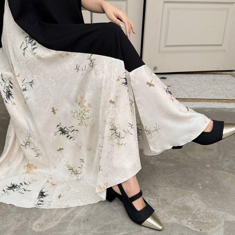 DIMANAF 2025 Летнее платье больших размеров для женщин Повседневное свободное винтажное длинное платье с коротким рукавом Платье макси