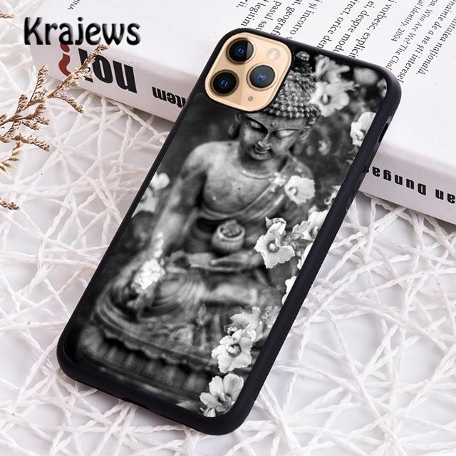 Krajews Gautama Buddha Soft Phone Case Cover For iPhone 17 Air 16 15 14 plus 11 12 13 pro max coque Shell Fundas