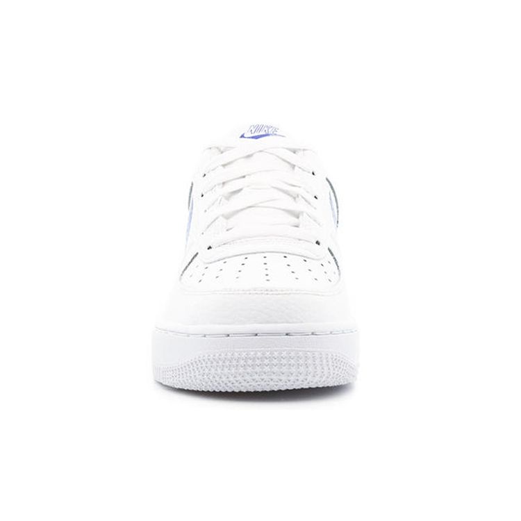 Nike Детские кроссовки Air Force 1 Low GS Doodle Swoosh — белые детские кроссовки Racer Blue DM3177-102