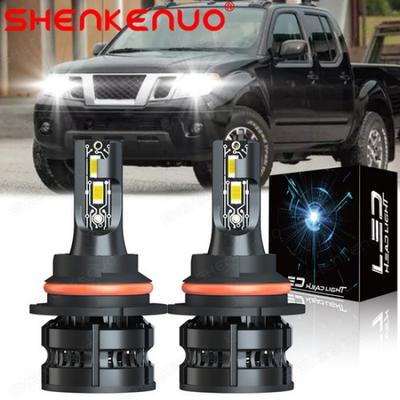Светодиодные лампы фар 9007 с ближним и дальним светом для Nissan Frontier 2001-2019 Суперяркие