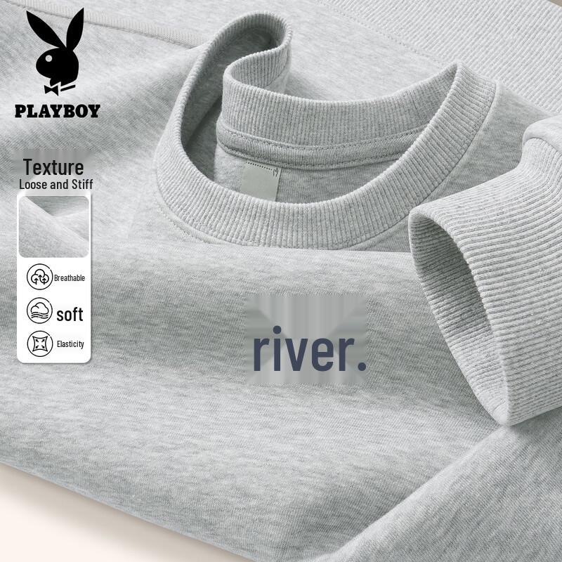 PLAYBOY Мужская американская ретро толстовка с круглым вырезом