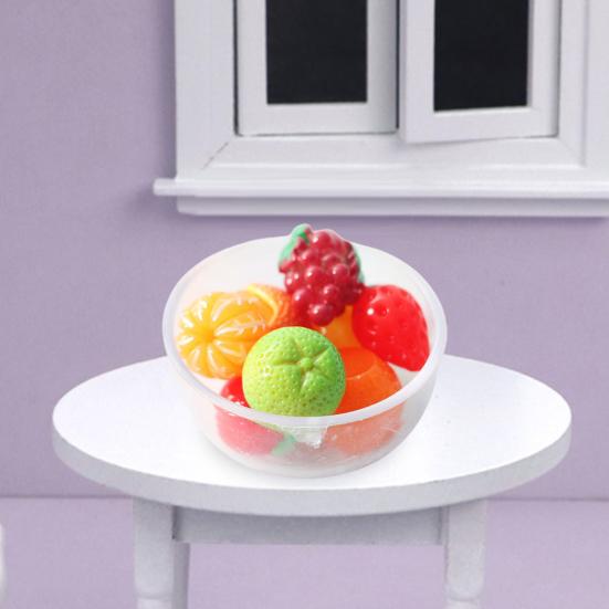 1:6 1:12 1 комплект забавных микро формочек для кукольного домика ручной работы, имитация искусственных фруктов, овощей, аксессуаров для детей