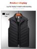 Women's Smart Heated Cotton Vest - Winter Outerwear with Carbon Fiber Electric Heating for Constant Warmth