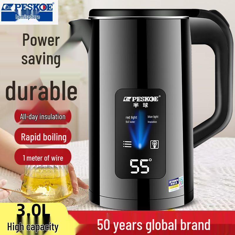 Умный электрический чайник европейского стандарта большой емкости с изоляцией