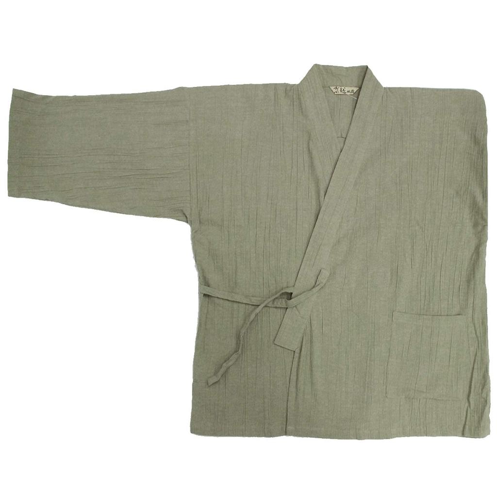 Pongee Willow 14 [Kyoetsu] Samue, Лето, Стирать, Стиль, Ткань, Хлопок, Мужской (LL, трава)