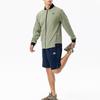 New Balance Jackets Men's Green Baseball Collar Moderate Other (Unisex) Jackets AMJ21010 OLF