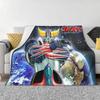 UFO Robot Goldorak Grendizer Аниме Механический Воин Пледы Мягкий Теплый Фланелевый Плед Плюшевый для Спальни Пикника Дома