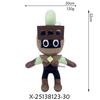 34style Cartoon Game Flower World Keychain Plush Toy Soft Stuffed Character Doll Backpack Pendant Halloween Gift for Fan