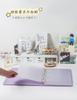 Блестящий PU-папка-регистратор A4 K-pop Коллекционер фотокарточек Книга-альбом Большой держатель для карт Макарон PU-кожа Альбом для фото айдолов