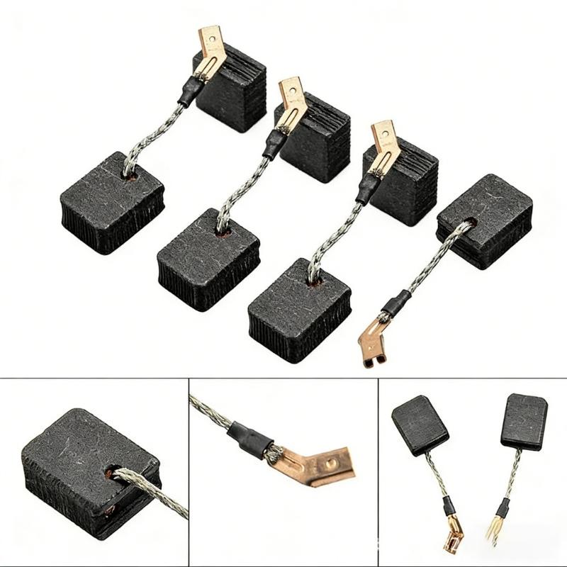 10 шт. Прочные сменные угольные щетки для УШМ DWE4238 DWE4246 DWE4257 N421362 DWE4217, аксессуары