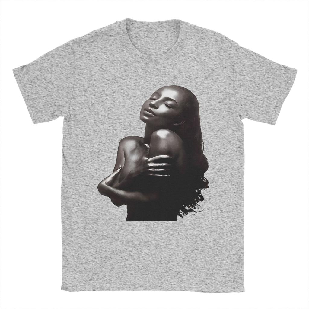 SSade Adu Singer T Shirt Mens Pure Cotton Funny TShirts Crewneck Tee Shirt Short Sleeve Tops Party