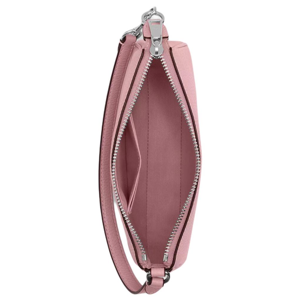 Coach Nolita 19 Сундаэ Узор Застежка-молния Кожаный рифленая кожа Сумка Маленькие женские сумки Цвет: Вишневый цвет CU251-SVAOH