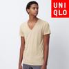 Uniqlo Футболка Airism с V-образным вырезом и коротким рукавом 