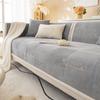 Gray Stain-Resistant Plush Sofa Cushion Winter Cushion Non-Slip Sofa Cover Four Seasons Universal Simple Modern Cover Towel