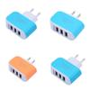 Универсальное зарядное устройство Candy с 3 USB и светодиодной подсветкой для устройств Apple, удобное для путешествий