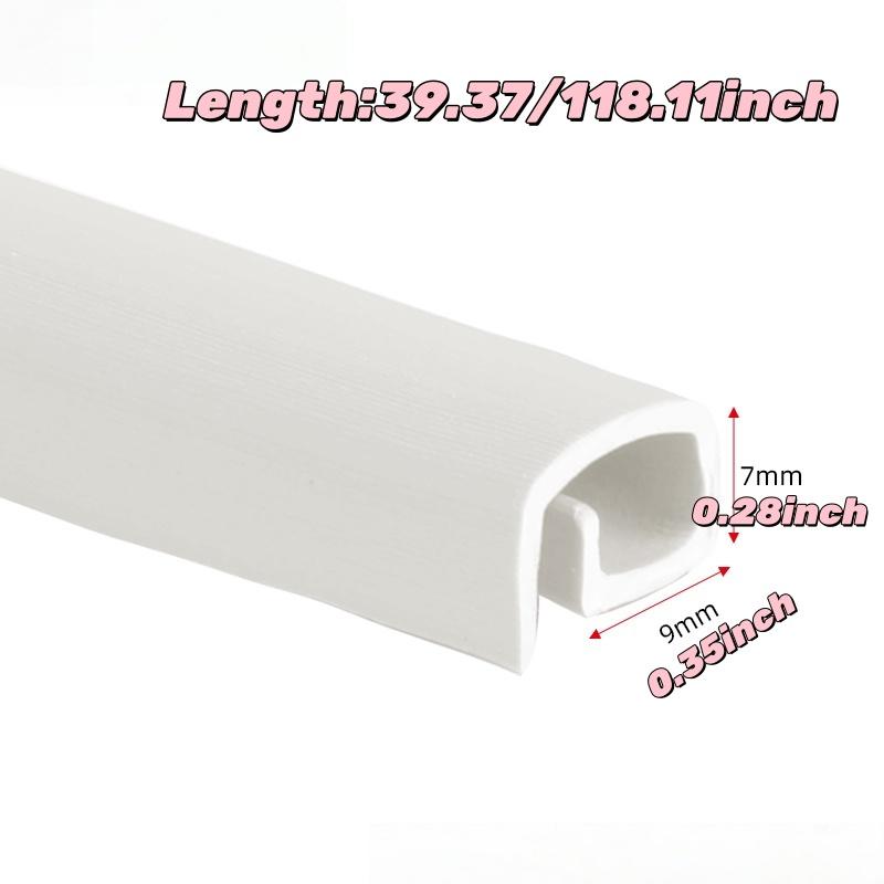 1PC 1m/3meters Floor Cable Protector PVC Flex Cable Protector Self-adhesive Power Cable Protector Extended Wire Duct Floor Cable