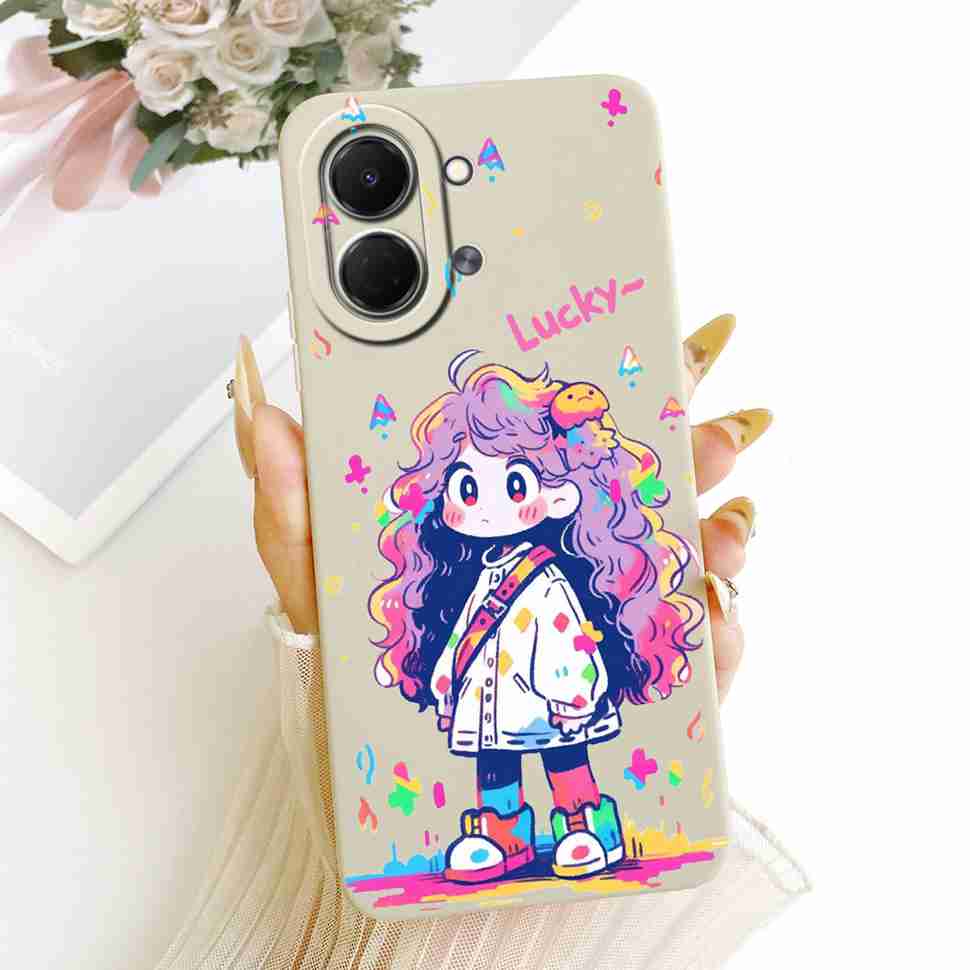 For Tecno Spark Go 3 Case Petty Girl Cover Phone Cases For Tecno Spark Go3 SparkGo 3 Back Cover Fundas Soft Silicone Bumper