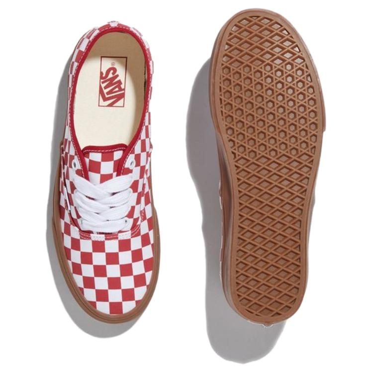 Vans Аутентичные Легкие Универсальные Низкие Кеды для Скейтбординга Унисекс Красные VN000CRTCJH