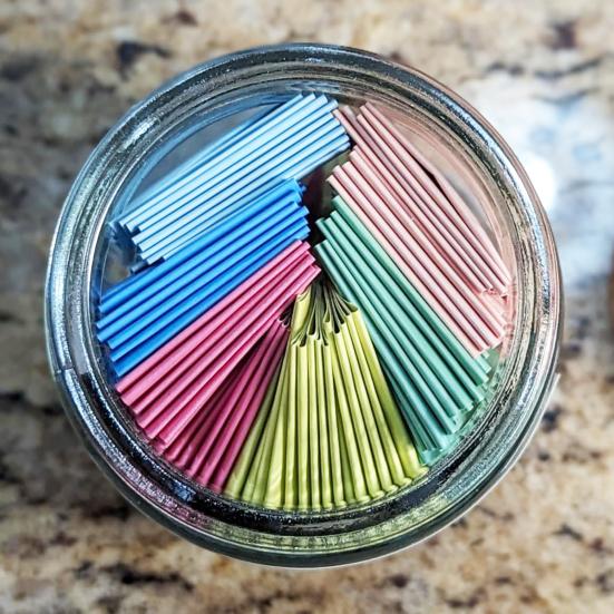 Bible Verse Glass Jar Mindfulness Gratitude Inspirational Bible Quotes Scrip Container Decoration Ornament Emotional Support Prayer Gift