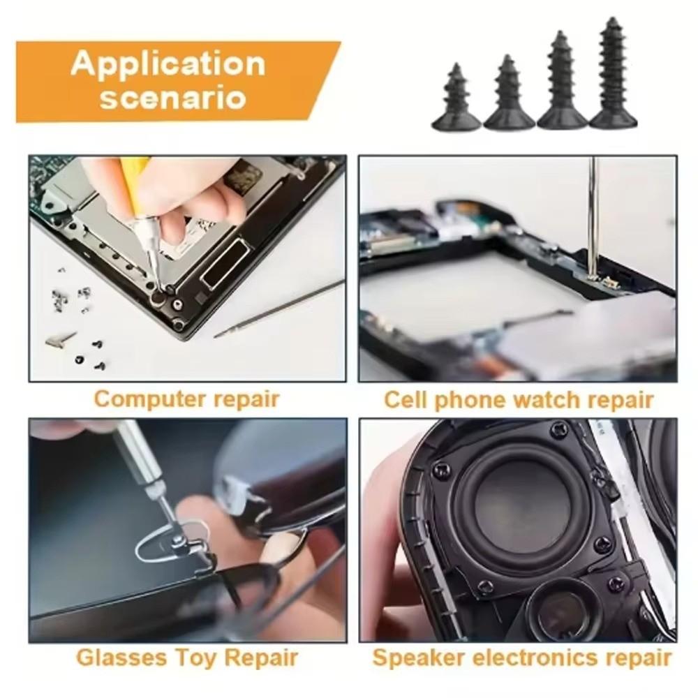 Металлический самонарезающий винт с крестообразным шлицем, винт с плоской головкой, полезный набор винтов M3, фурнитура