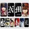 Чехол DT40 Anime Death Note для Xiaomi Poco X6 X4 M5 M6 F5 F6 C65 C55 C50 C51 C40 Redmi Note 7 8 14C A3X 13C 12C 11 10A 9C Pro Black Sofe Cover