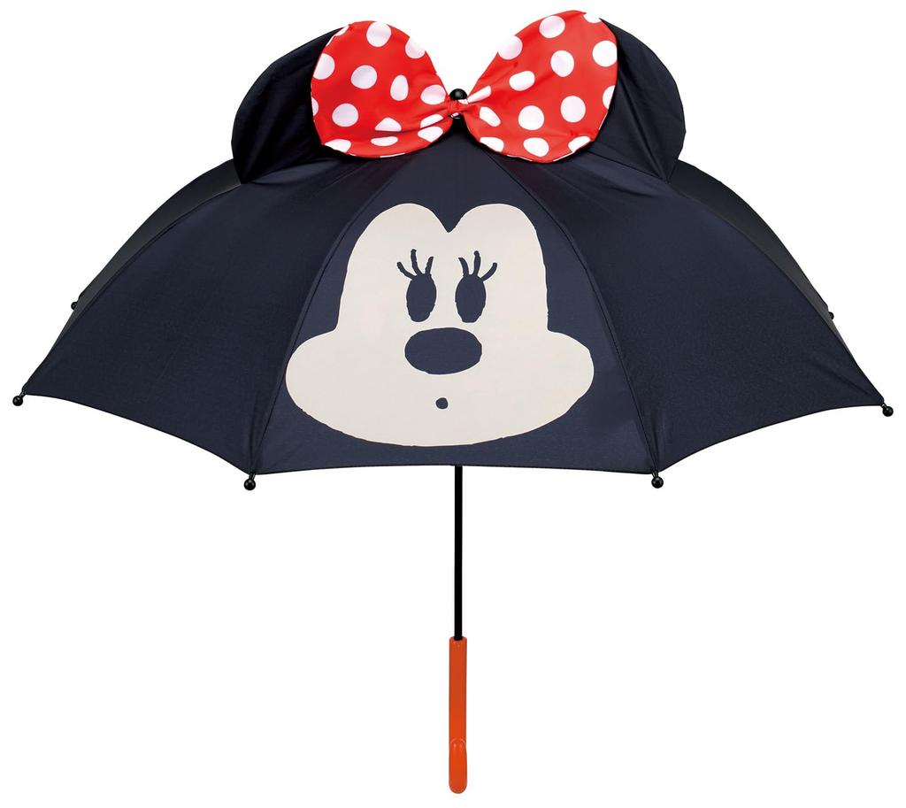 Skater Disney Minnie Mouse for Ages Elementary School Manual Children's Umbrella, 45cm, Design, 5-6, Approx. 105-115cm, Students, Opening,