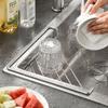 Waterproof Dish Drying Rack Anti-rust Sink Drain Shelf Sink Storage Holder  Laundry Room