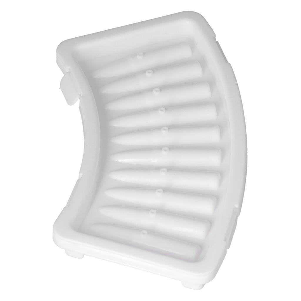 2Pcs Innovative Shaped Ice Tray with Lid White Multifunctional Ice Maker Mold for Home Summer