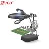 Welding Magnifying Glass Clamp 5 LED Auxiliary Clip Magnifier Hand Soldering Solder Iron Stand Holder Station Repair Tools