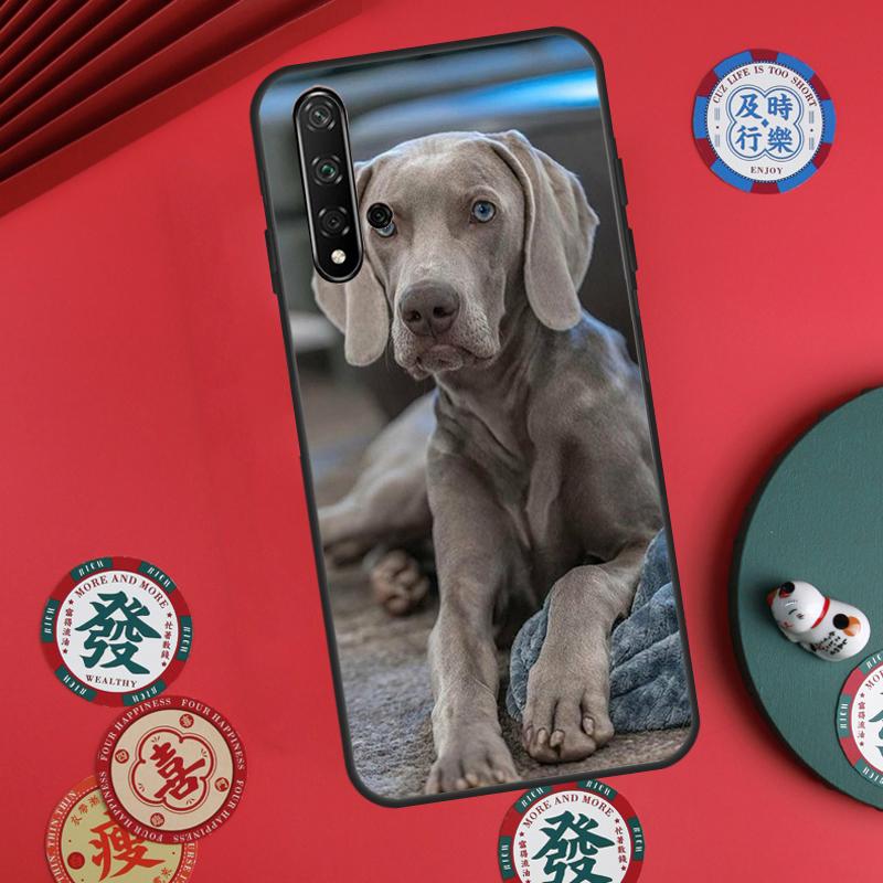 Чехол для телефона Huawei Nova 12s 7i 8i 11i 12i Y73 Y70 Y90 Y60 Y72 Y61 Y91 9 10 SE P30 Pro P40 Lite с изображением собаки Веймаранер