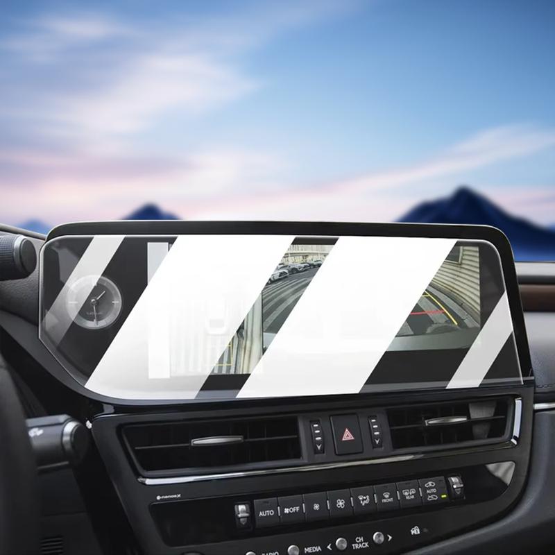 For Lexus ES300h 2022 2023 2024 12.3 Inch Navigation Screen Protector HD Tempered Glass Film with Foam Box Packaging.