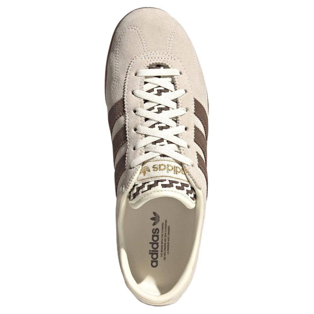 adidas Оригинальные Gazelle Lo Pro Низкие Скейт-Кроссовки Женские Кроссовки Светло-Бежевый Коричневый KI4708