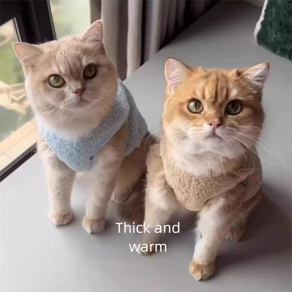 Soft Dog Jacket Plush Pet Clothes Funny Cat Sweater  for Puppy Cats