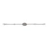 Gucci Double G Vintage Style Matte 925 Silver Bracelet Women bracelet 627749-J8400-0701