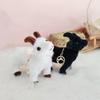 18/30cm Baby Goat Plush Doll PP Cotton Baby Goat Keychain  Valentine's Day Gifts