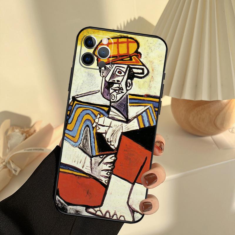 Абстрактная картина Пикассо Чехол для телефона Art Для iPhone 15 14 13 12 11 16 17 Pro Max 13 mini 15 16 Plus 16e 17 Air Cover Funda
