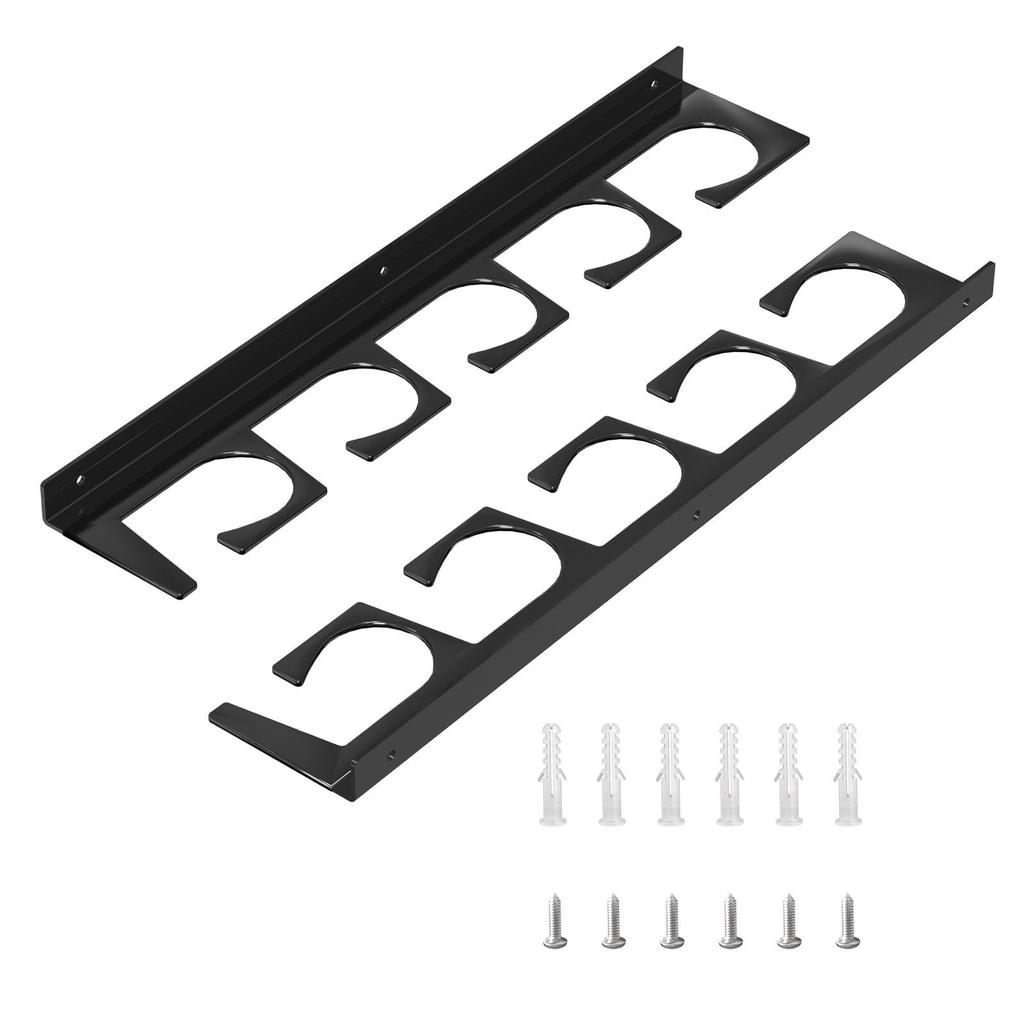 Horizontal 6-Rod Fishing Rod Holder Wall Mounted Fishing Poles Rack for Garage,Wall, Ceiling Rod Stand Easy Installation