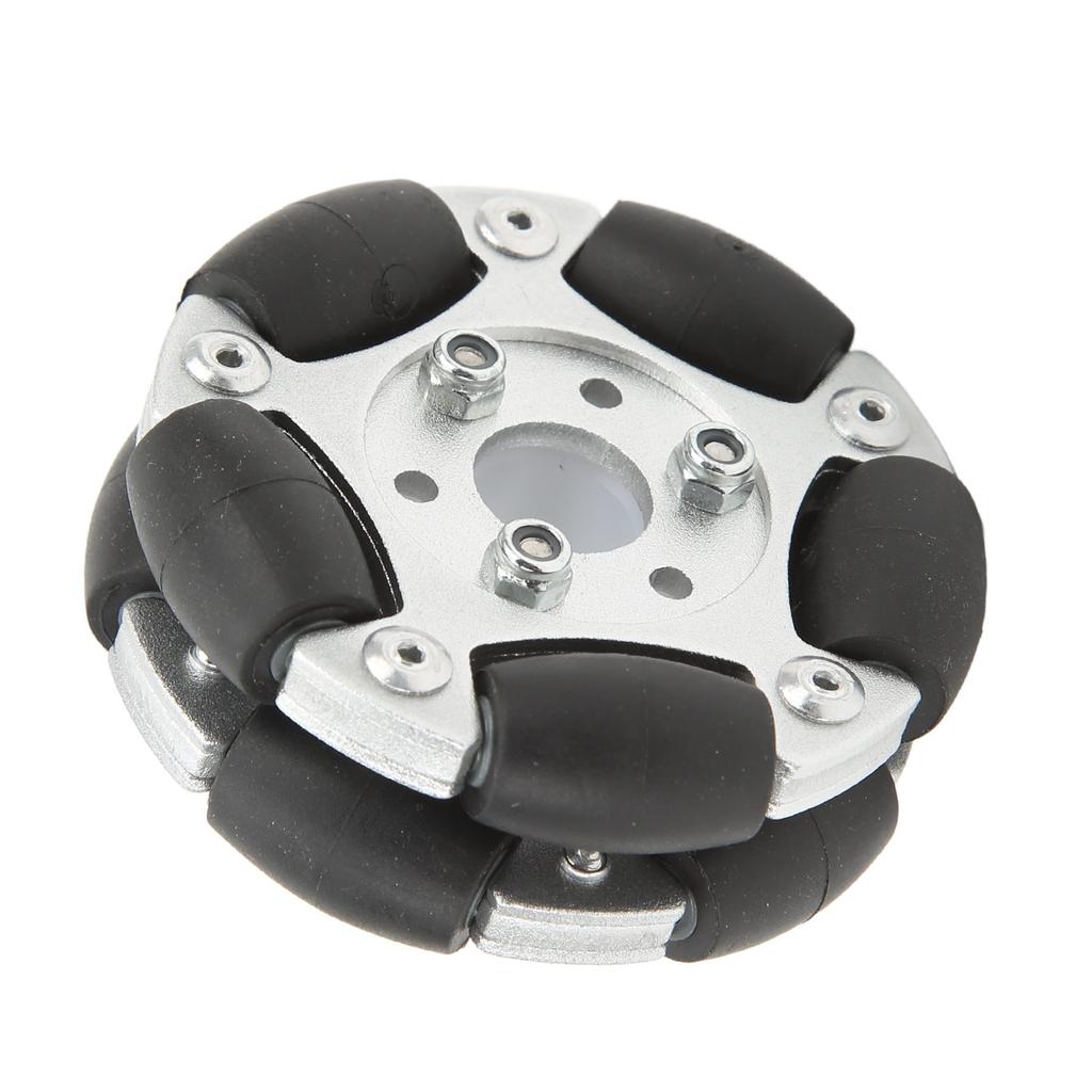 60mm Robot Omni Wheel Aluminium Alloy 360 Degree Rotation Robot Omni Wheel Replacement for Upgrade