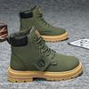 Очень большой размер ботинок Мартина Мужские ботинки Винтажные ботинки с высоким берцем Рабочие ботинки