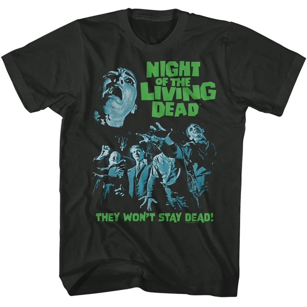 Night Of THe Living Dead Movie Zombies They Won't Stay Dead Men's T shirt