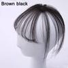 Headwear 3D Invisible Clip In Topper Synthetic Hair Air Bangs Fake Hair Bangs Wig Fringe Front Wigs