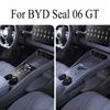Для BYD Seal 06 GT Центральная консоль Коробка передач Силиконовая накладка Подстаканник Беспроводная зарядка Защитная крышка Украшение автомобиля Автоаксессуары