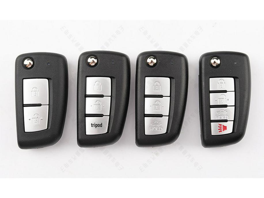 Замена корпуса складного дистанционного ключа для Nissan Tiida/Sylphy/Bluebird/Qashqai/X-Trail